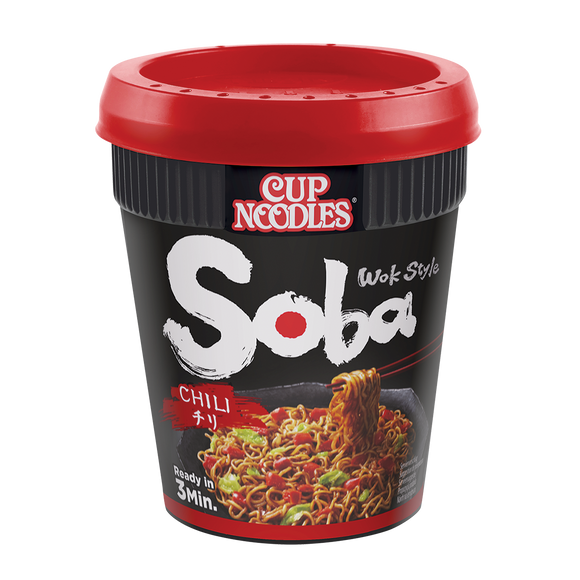 CASE of Nissin Soba Chilli Cup Noodles<br>8 x 92g