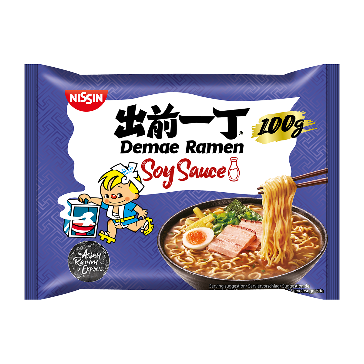 Nissin Demae Ramen Soy Sauce Noodles1 x 100g