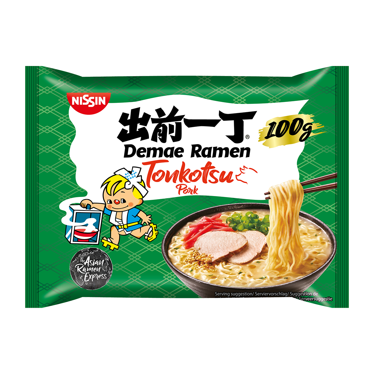 CASE of Nissin Demae Ramen Tonkotsu Noodles30 x 100g