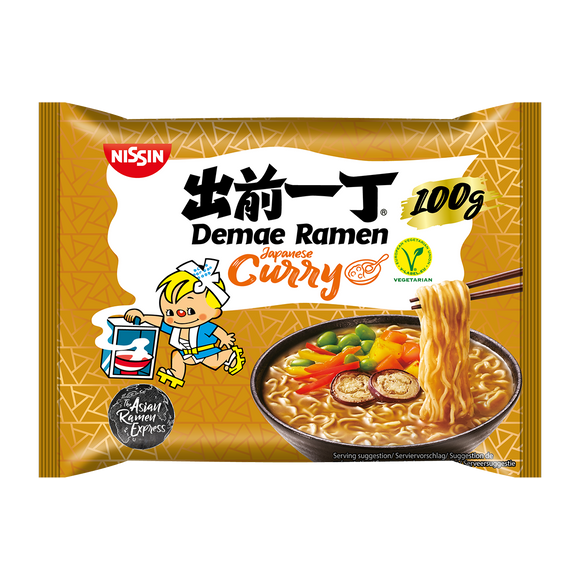 CASE of Nissin Demae Ramen Japanese Curry Noodles<br>30 x 100g