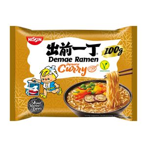 Nissin Demae Ramen Japanese Curry Noodles<br>1 x 100g