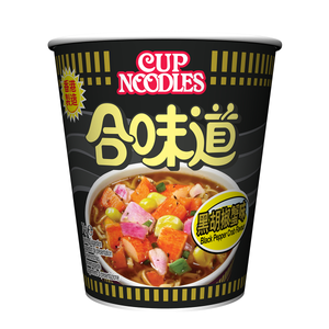 Nissin Black Pepper Crab Cup Noodles<br>1 x 74g