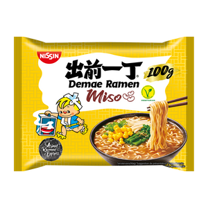 CASE of Nissin Demae Ramen Miso Noodles<br>30 x 100g