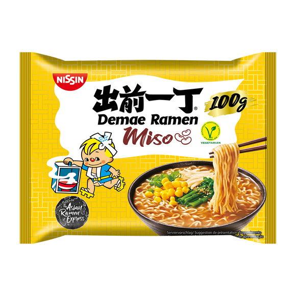 CASE of Nissin Demae Ramen Miso Noodles<br>30 x 100g
