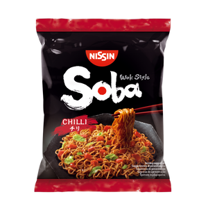 Nissin Soba Chilli Bag Noodles<br>1 x 111g