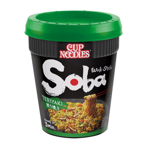 CASE of Nissin Soba Teriyaki Cup Noodles<br>8 x 90g