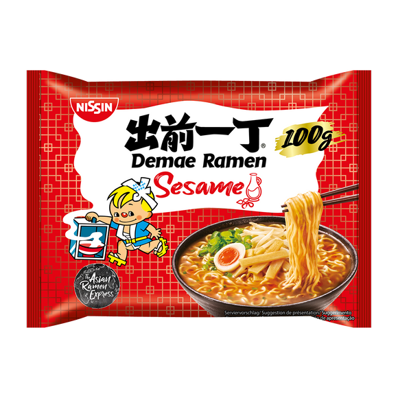 CASE of Nissin Demae Ramen Sesame Noodles<br>30 x 100g