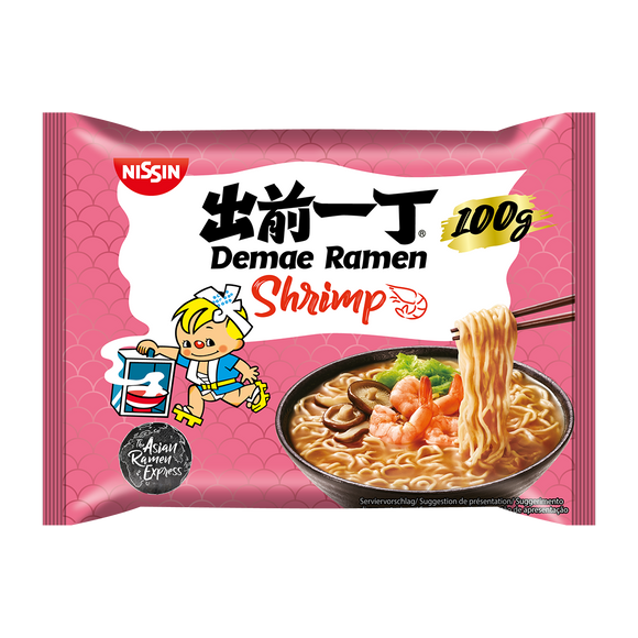 Nissin Demae Ramen Shrimp Noodles<br>1 x 100g
