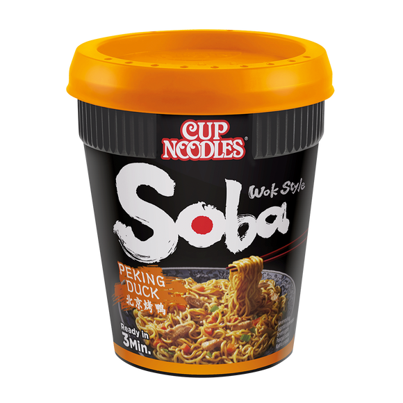 CASE of Nissin Soba Peking Duck Cup Noodles<br>8 x 87g