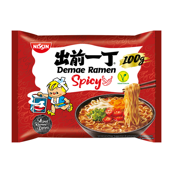 Nissin Demae Ramen Spicy Noodles<br>1 x 100g